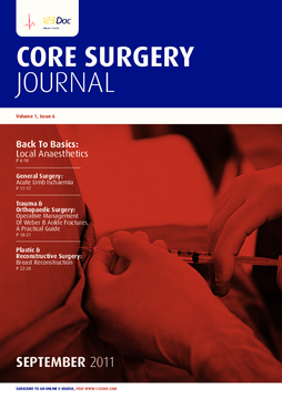 Core Surgery Journal, volume 1, issue 6: Core Surgery Core Surgery Journal, volume 1, issue 6: Core Surgery