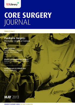 Core Surgery Journal, volume 3, issue 3: Paediatric Surgery