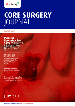 Core Surgery Journal, volume 3, issue 4: Plastic & Reconstructive Surgery