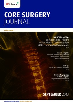 Core Surgery Journal, volume 3, issue 5: Neurosurgery