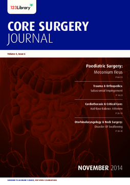Core Surgery Journal, volume 4, issue 6: Paediatric Surgery