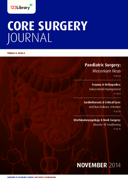 Core Surgery Journal, volume 4, issue 6: Paediatric Surgery Core Surgery Journal, volume 4, issue 6: Paediatric Surgery
