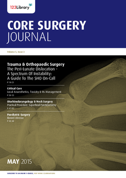 Core Surgery Journal, volume 5, issue 3: Trauma and Orthopaedic Surgery