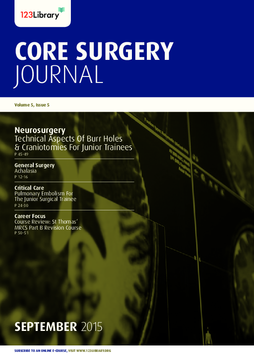Core Surgery Journal, volume 5, issue 5: Neurosurgery Core Surgery Journal, volume 5, issue 5: Neurosurgery